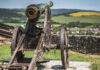 HISTÓRICKÉ DELO OPÚŠŤA TRENČIANSKY HRAD Impozantný rakúsko-uhorský 12 cm kanón vzor 1880